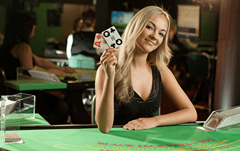 Live Dealer Blackjack Screenshot