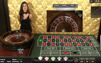 Live Dealer Roulette Screenshot